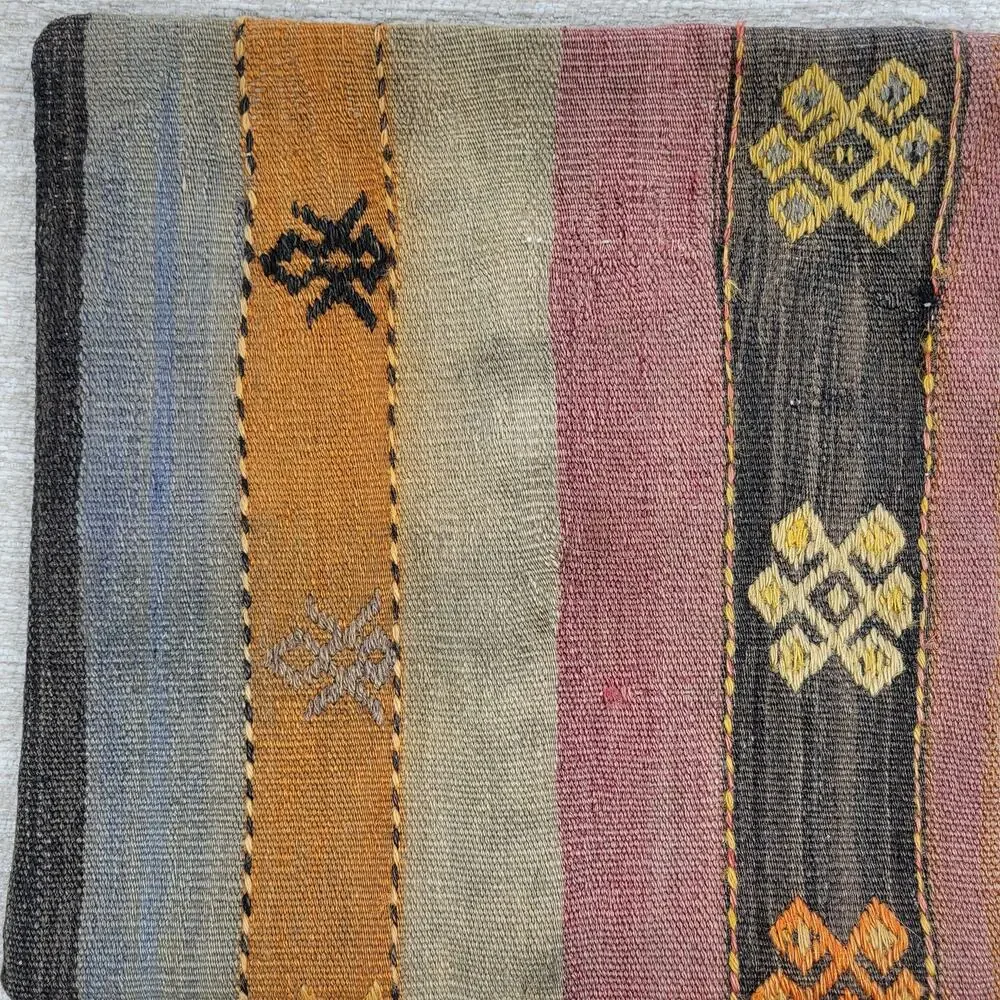 Vintage Handmade Wool Native American Pillow Case Cover 14.5 x 15 Southwest NWOT